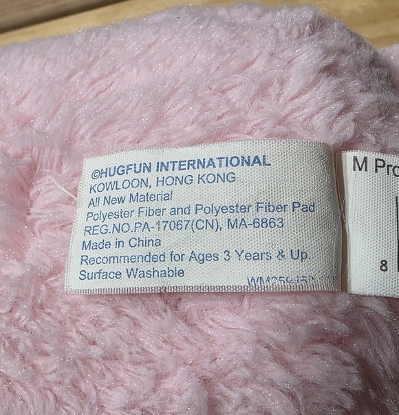 Hug Fun Pink Plush Bunny Rabbit Toy - Picture 7 of 7